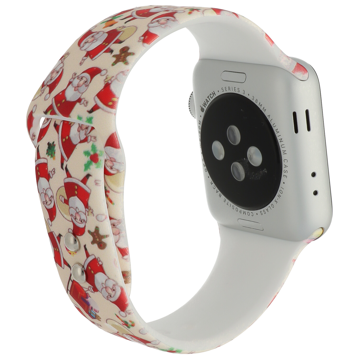 Apple Watch print sport band - kerst kerstman rood