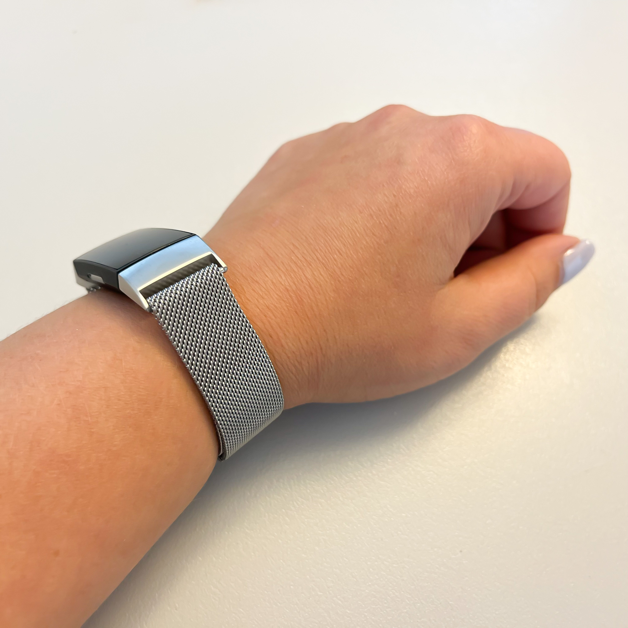 Fitbit Charge 3 & 4 milanese band - zilver