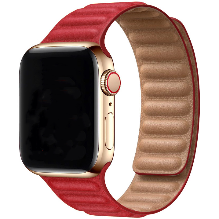 Apple Watch leren solo band - rood