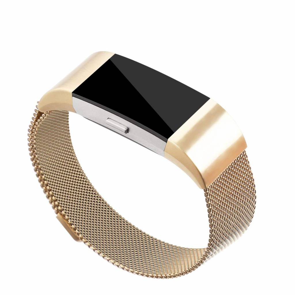Fitbit Charge 2 milanese band - goud