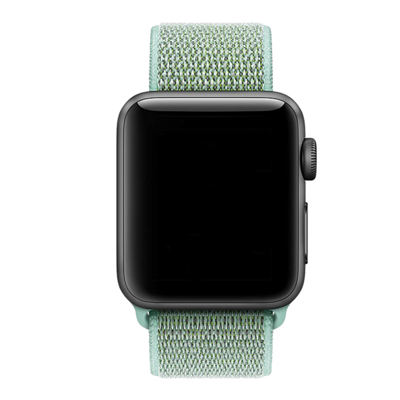 Apple Watch nylon geweven sport band  - groen