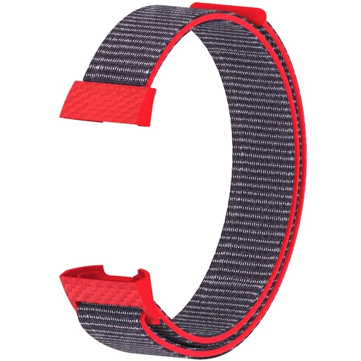 Fitbit Charge 3 & 4 nylon band - fel roze