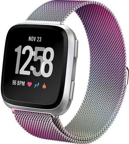 Fitbit Versa milanese band - colorful