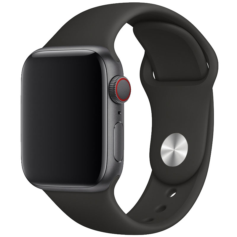 Apple Watch sport band - zwart