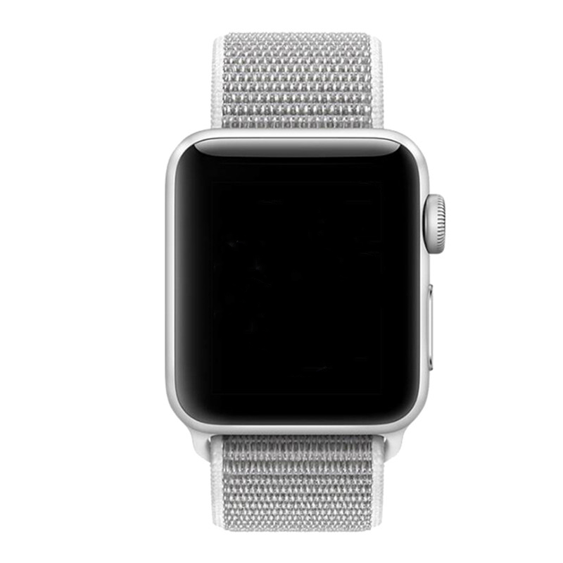 Apple Watch nylon geweven sport band  - zeeschelp