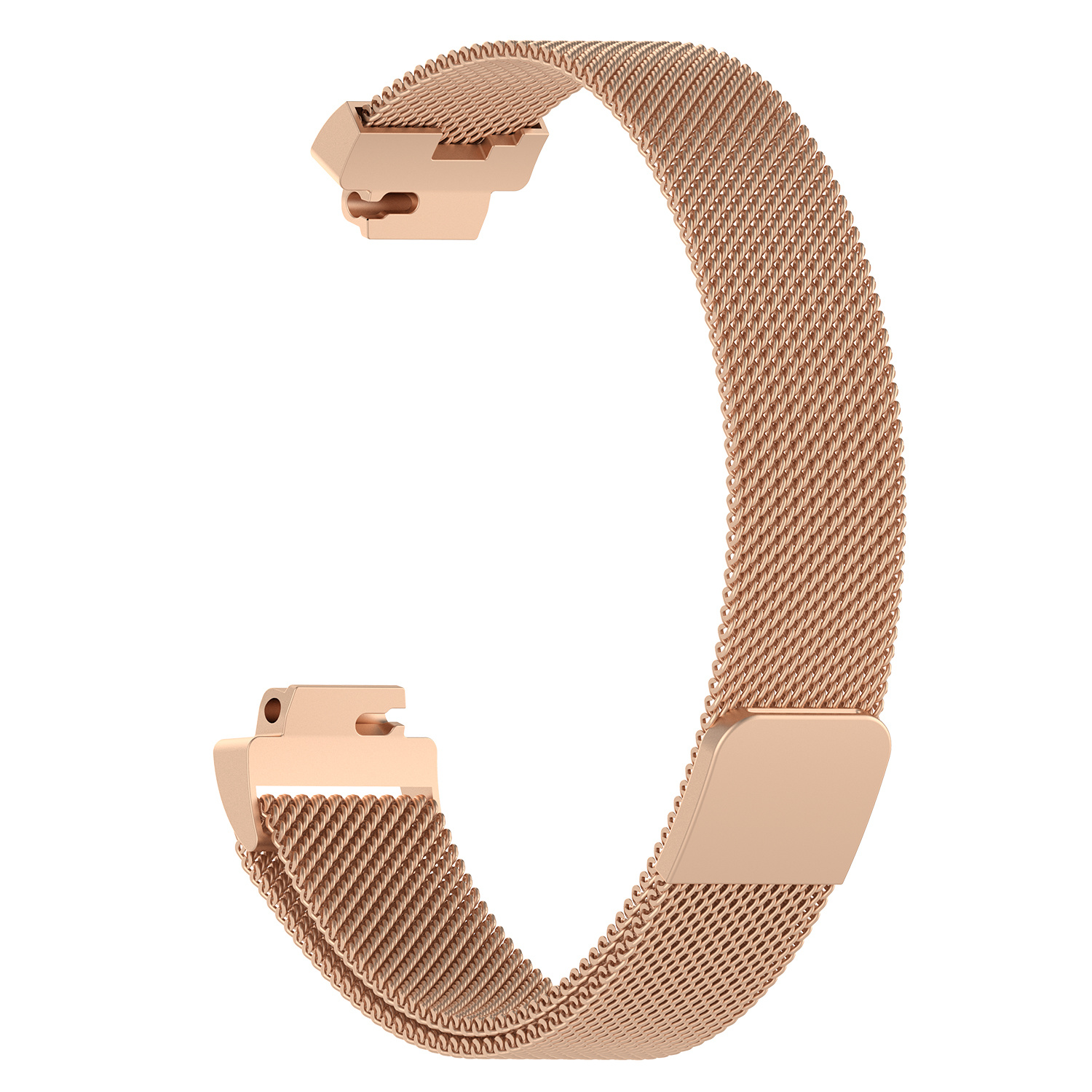 Fitbit Inspire milanese band - rose goud