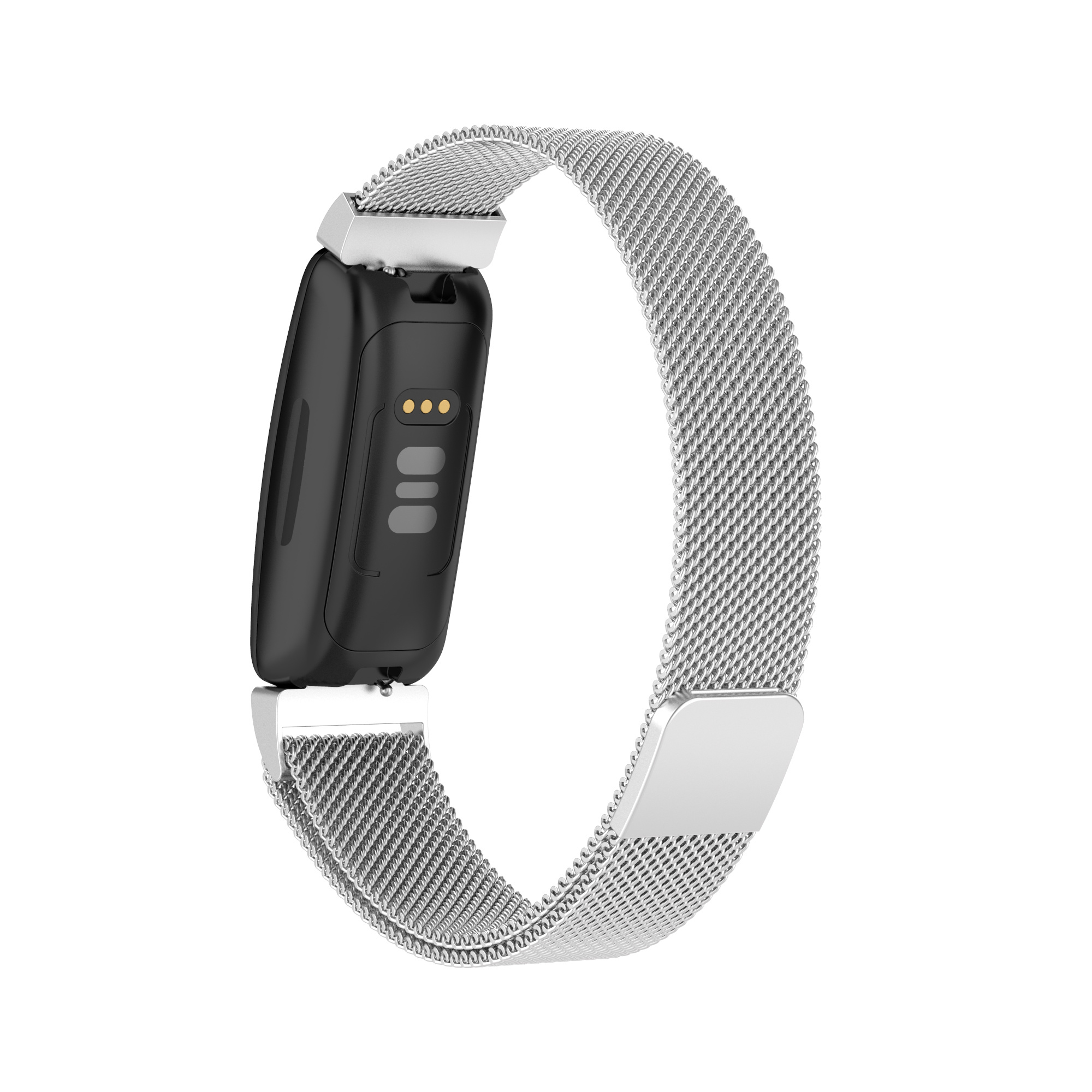 Fitbit Inspire 2 milanese band - zilver