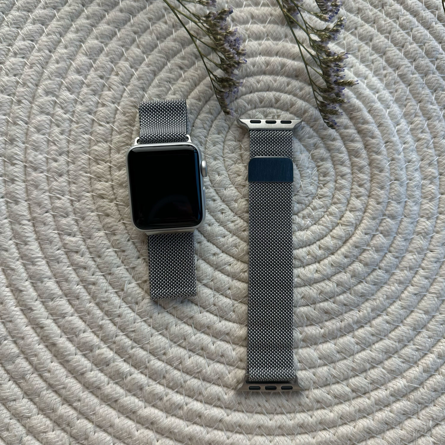 Apple Watch milanese band - zilver