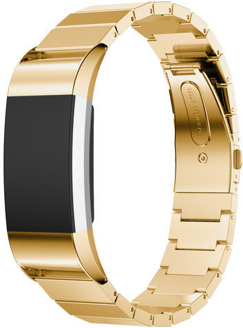 Fitbit Charge 2 stalen schakel band - goud