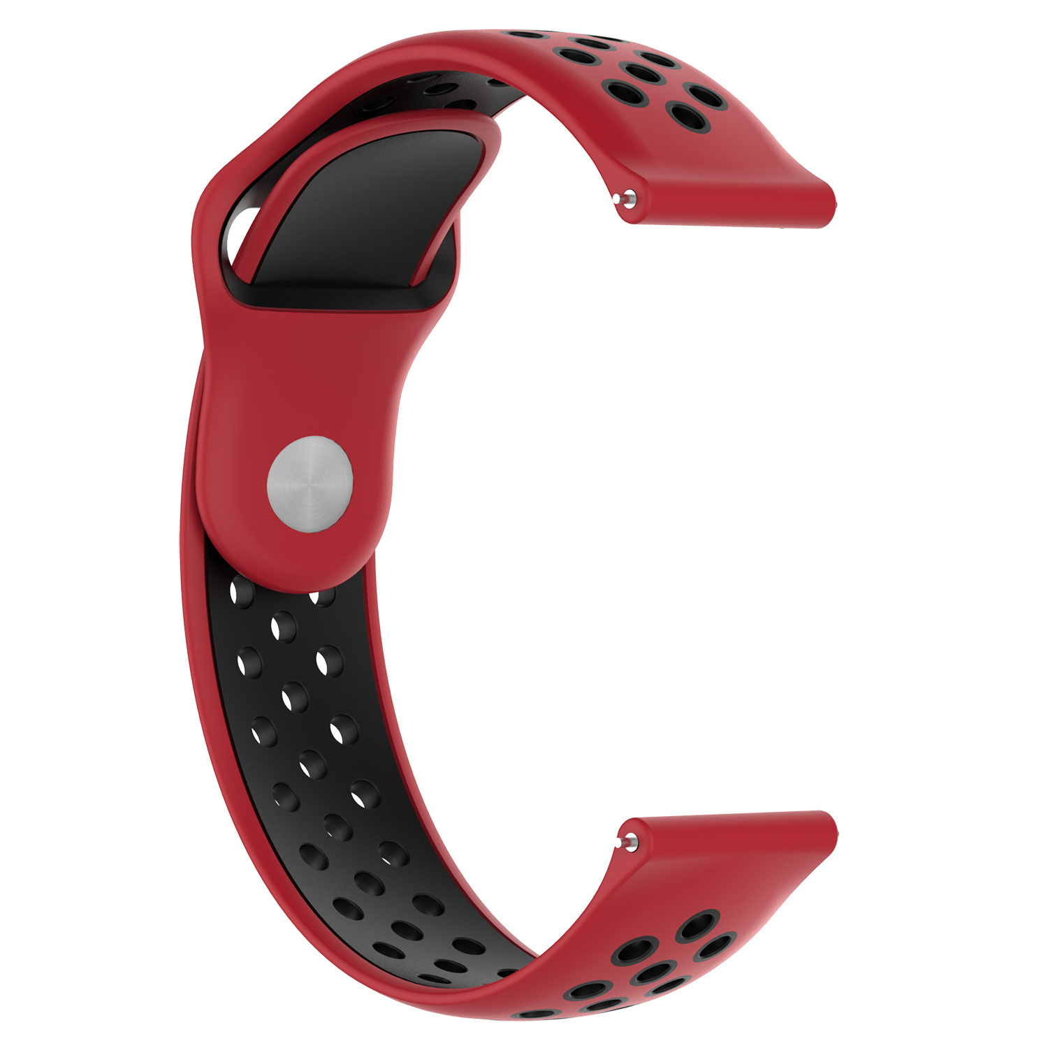 Huawei Watch GT dubbel sport band - rood zwart
