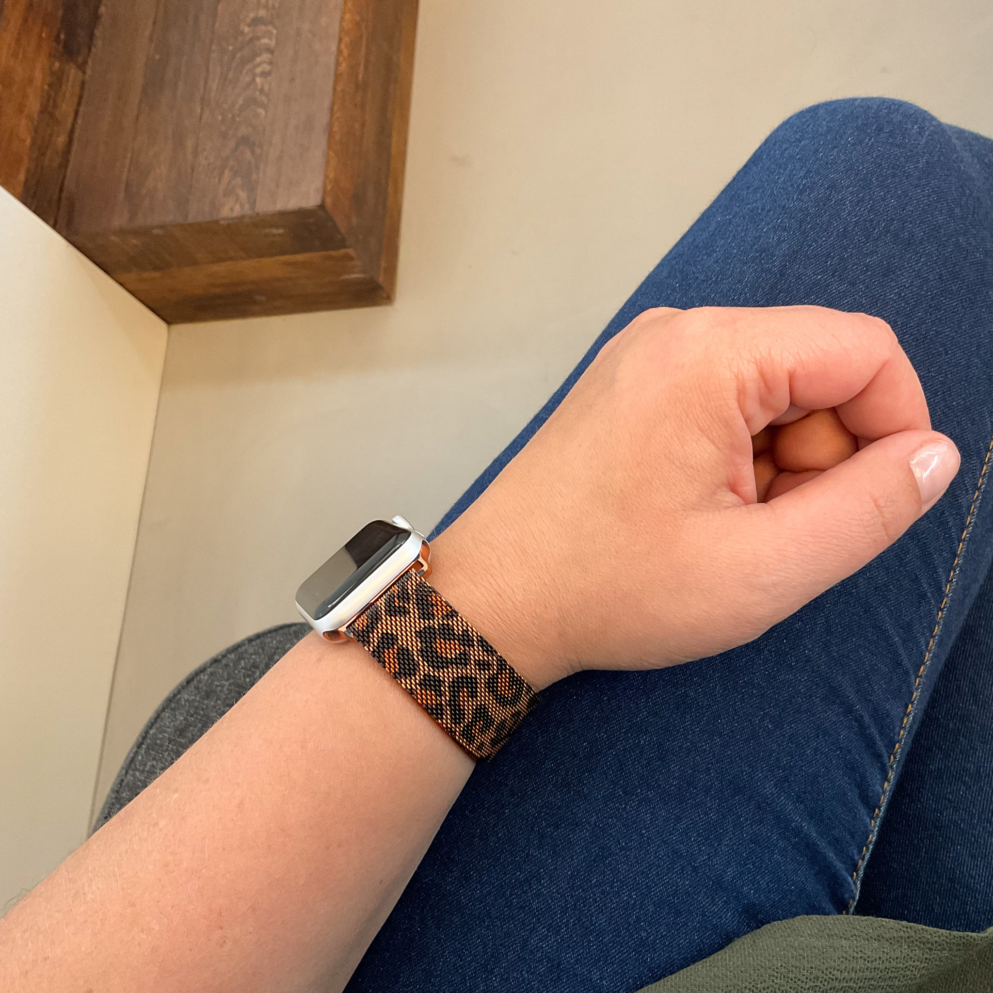 Apple Watch milanese band - leopard