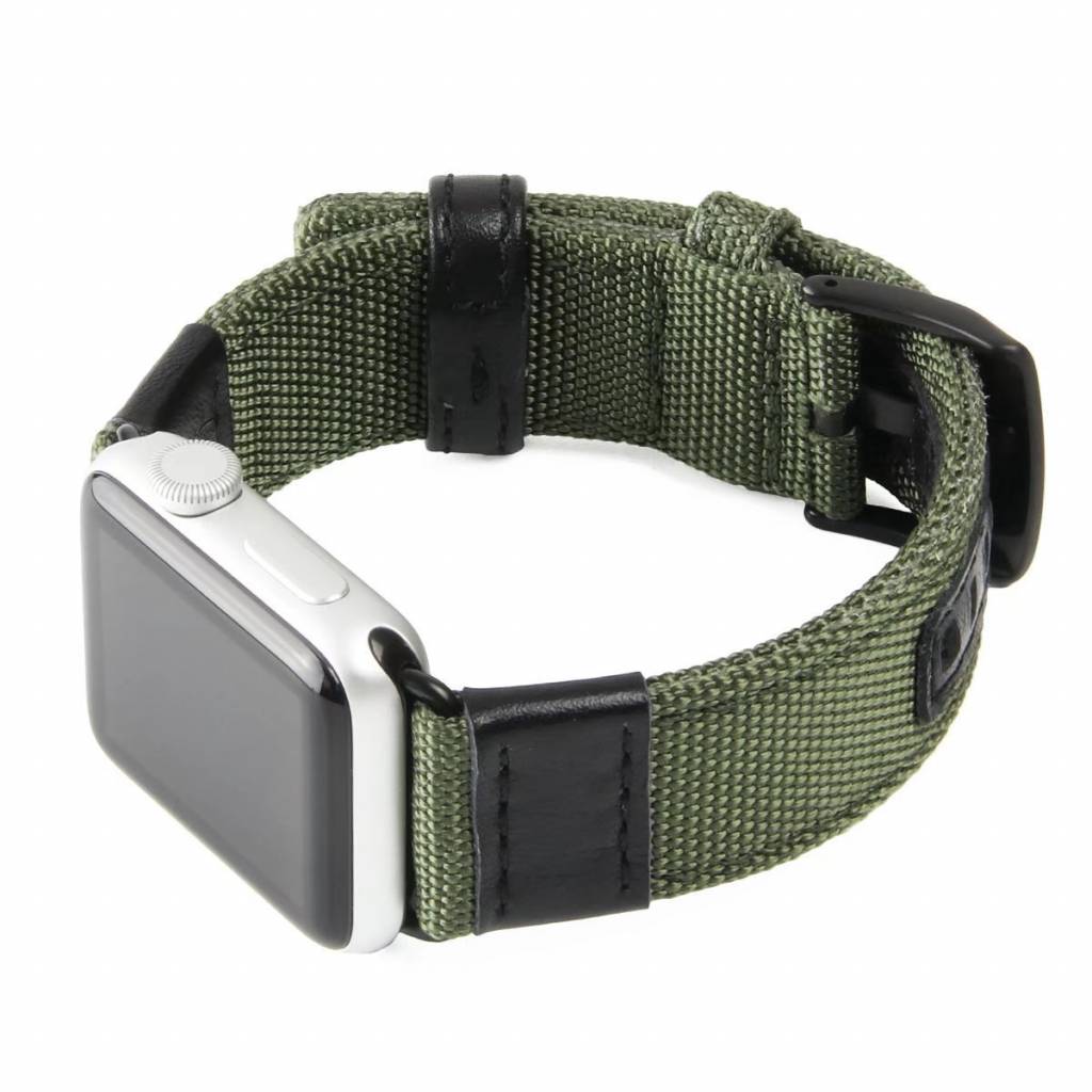 Apple Watch nylon military band - groen
