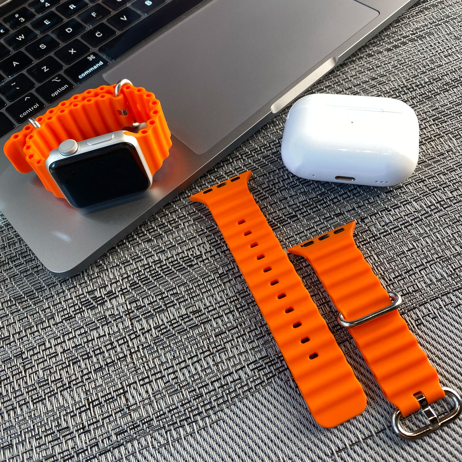 Apple Watch sport ocean band - oranje