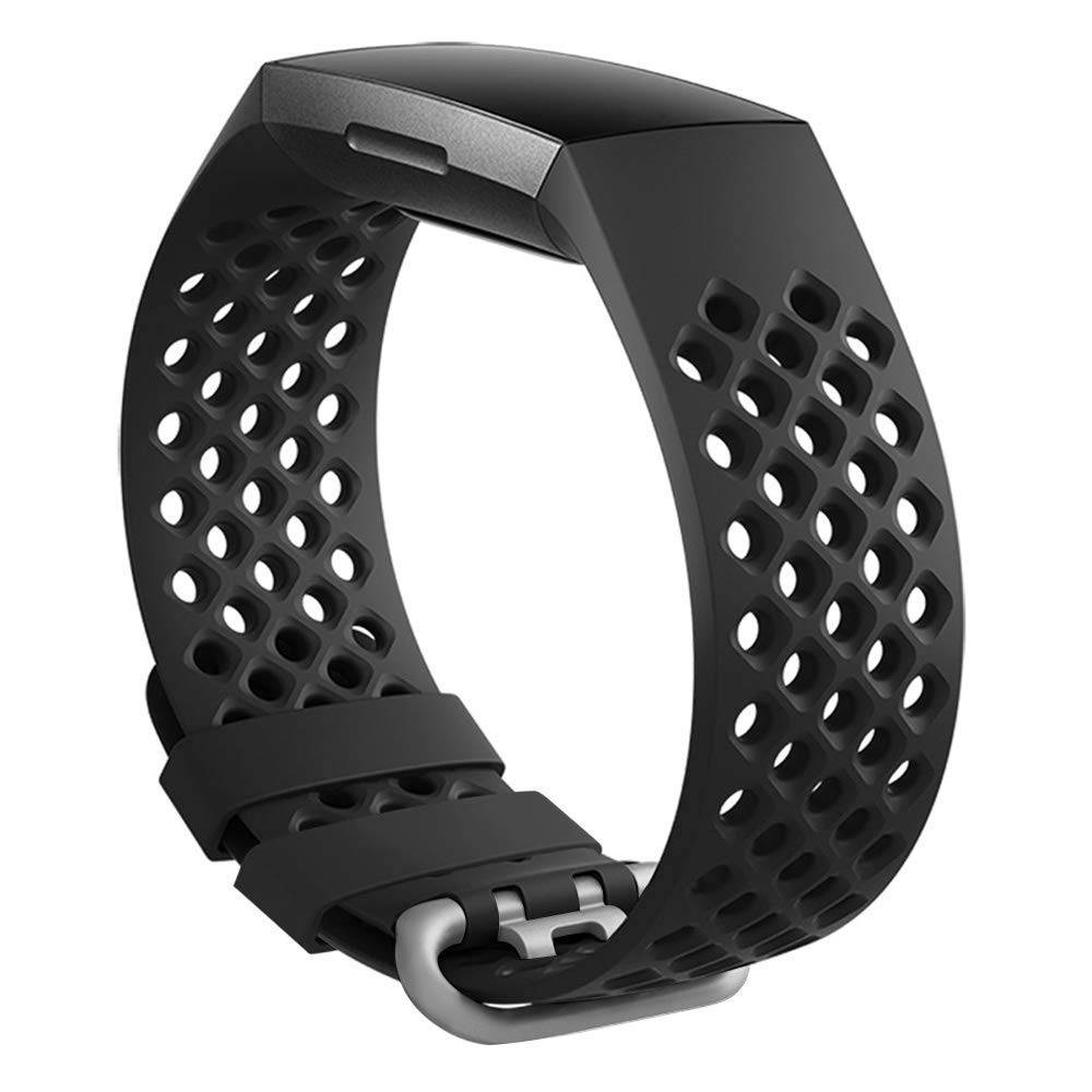 Fitbit Charge 3 & 4 sport point band - zwart