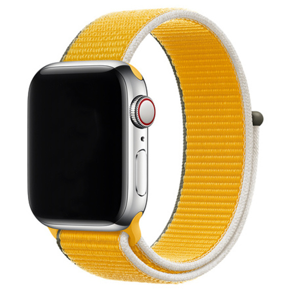 Apple Watch nylon geweven sport band  - zonnebloem