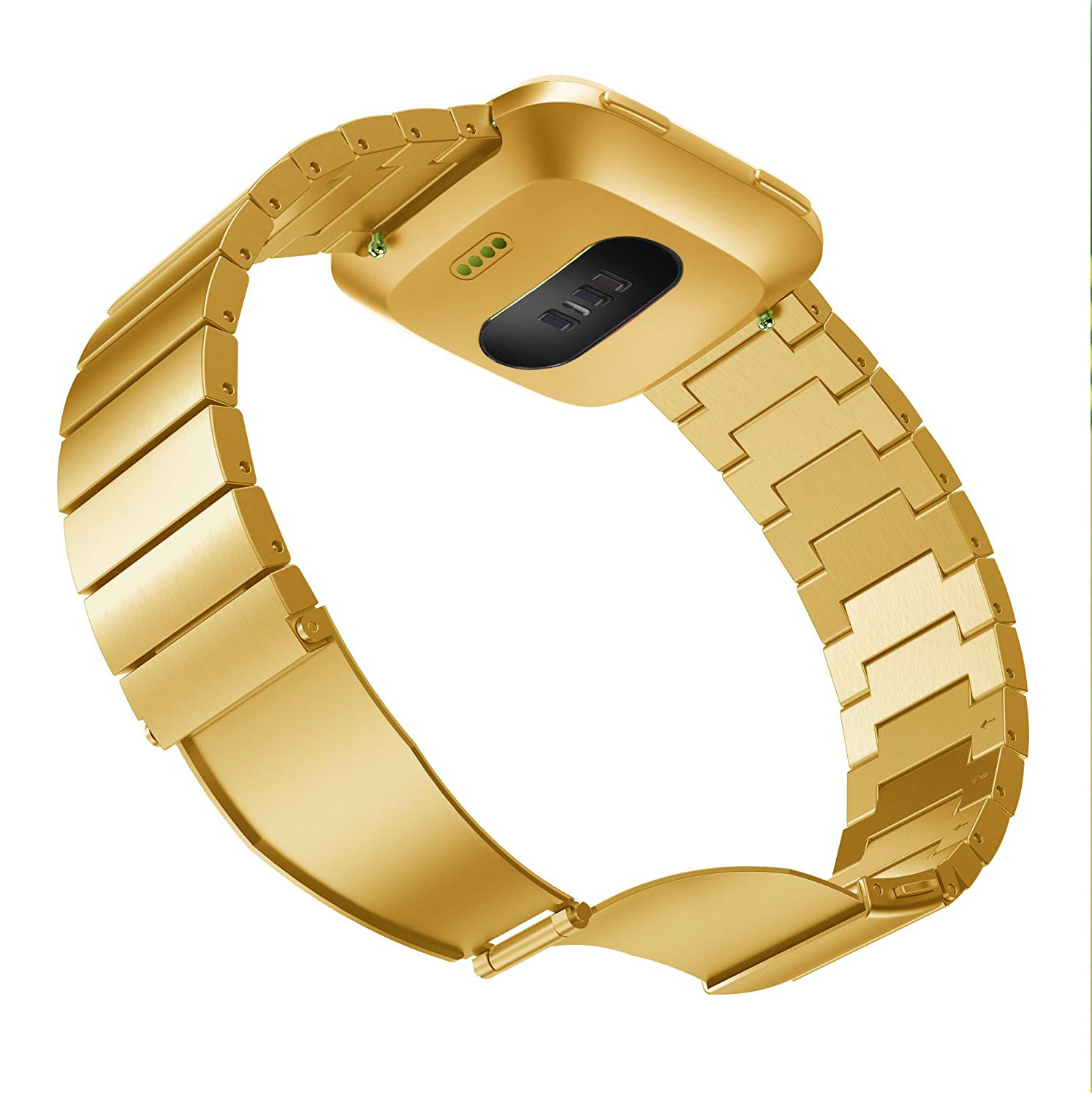 Fitbit Versa stalen schakel band - goud