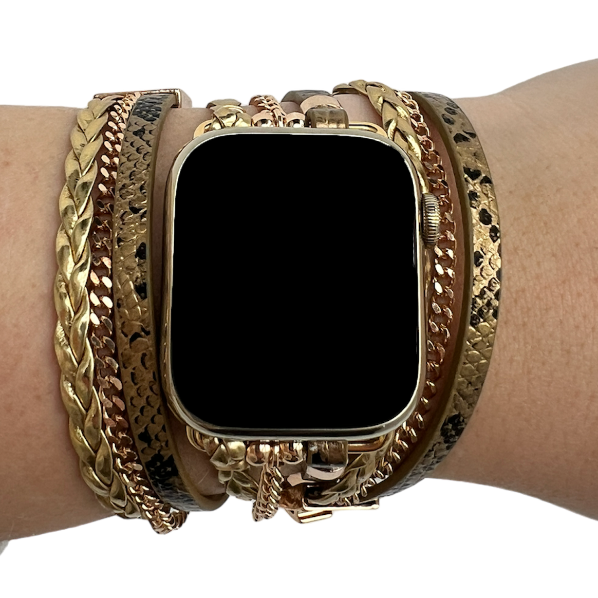 Apple Watch sieraden band - Jamie goud
