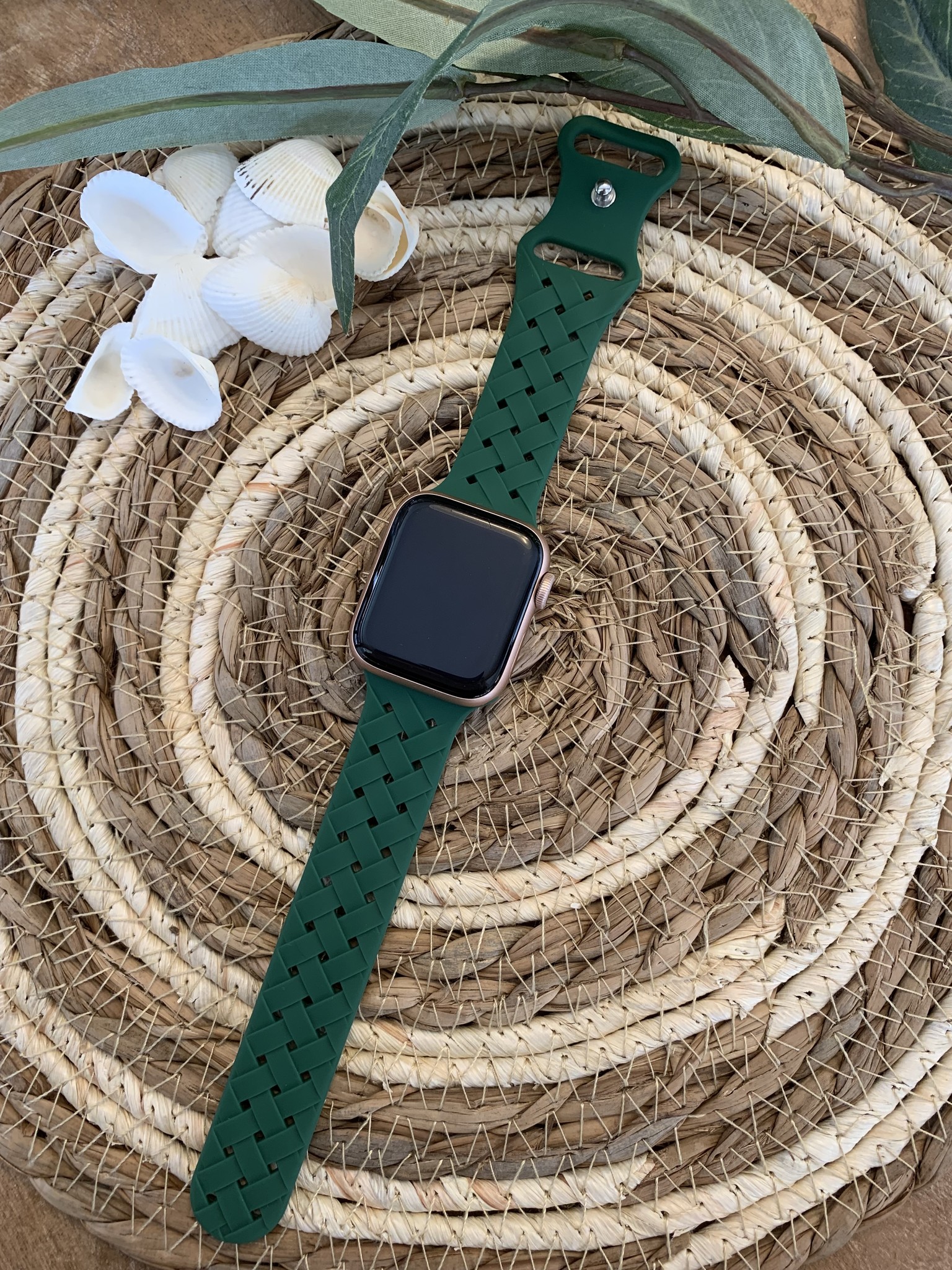 Apple Watch gevlochten sport band - groen