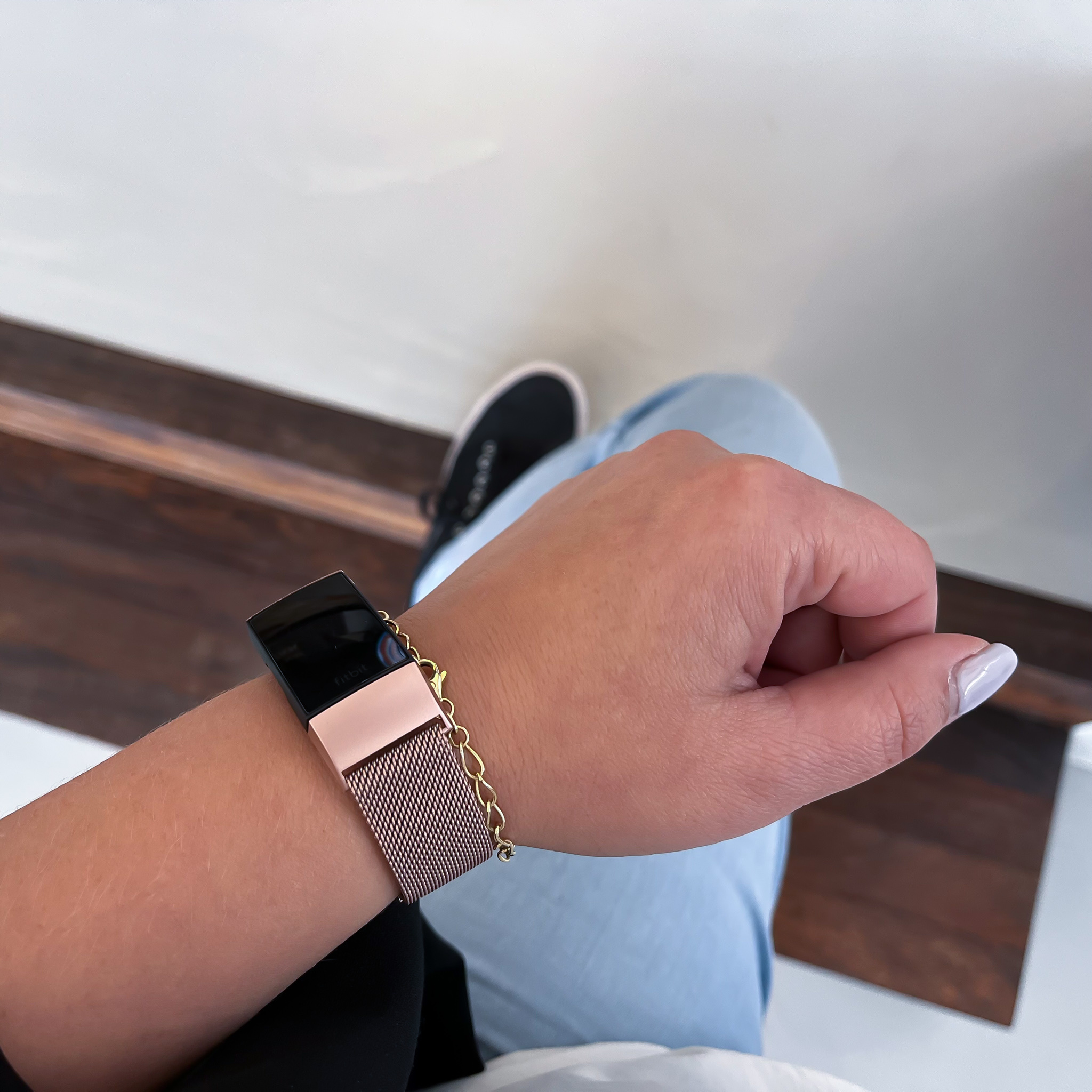 Fitbit Charge 3 & 4 milanese band - roze